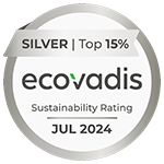 Logo de la médaille Ecovadis Silver